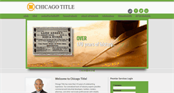 Desktop Screenshot of chicagotitleorinda.com