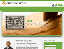 Tablet Screenshot of chicagotitleorinda.com